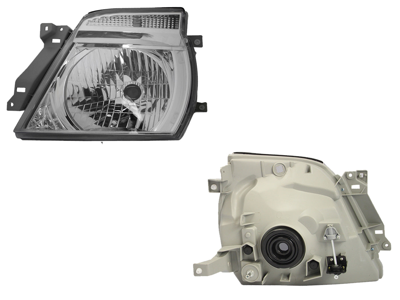 FARO IZQ FONDO CROMADO