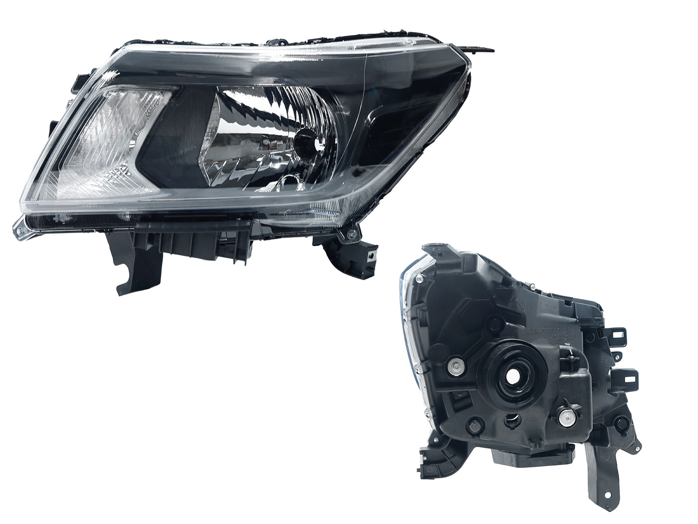 FARO IZQ F/NEGRO S/MICA BLANCA (SENCILLA/FRONTIER SE/LUJO XE-LE)