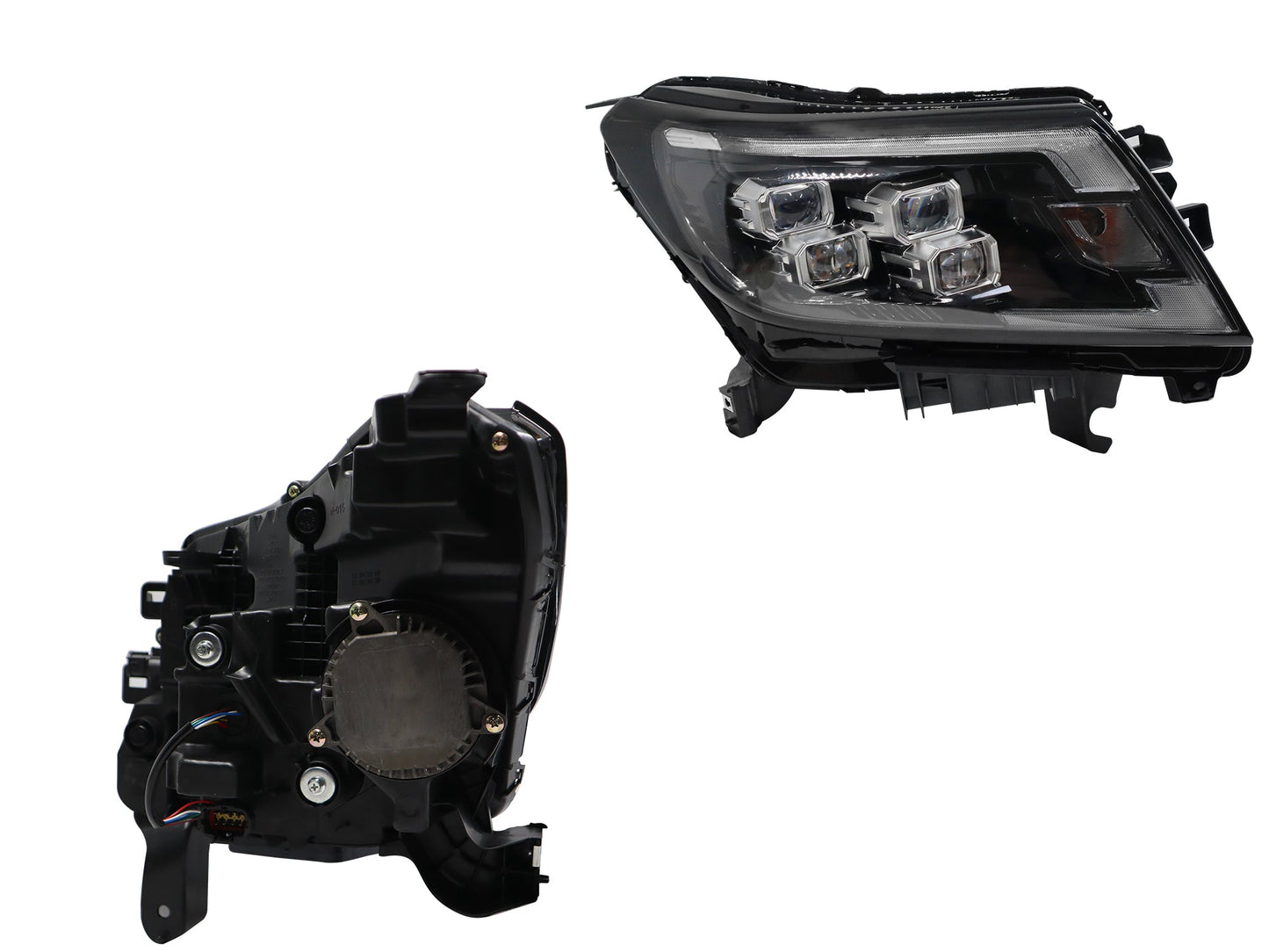 FARO DER F/CROMADO C/LED C/LUPA (PLATINUM/PRO-4X)