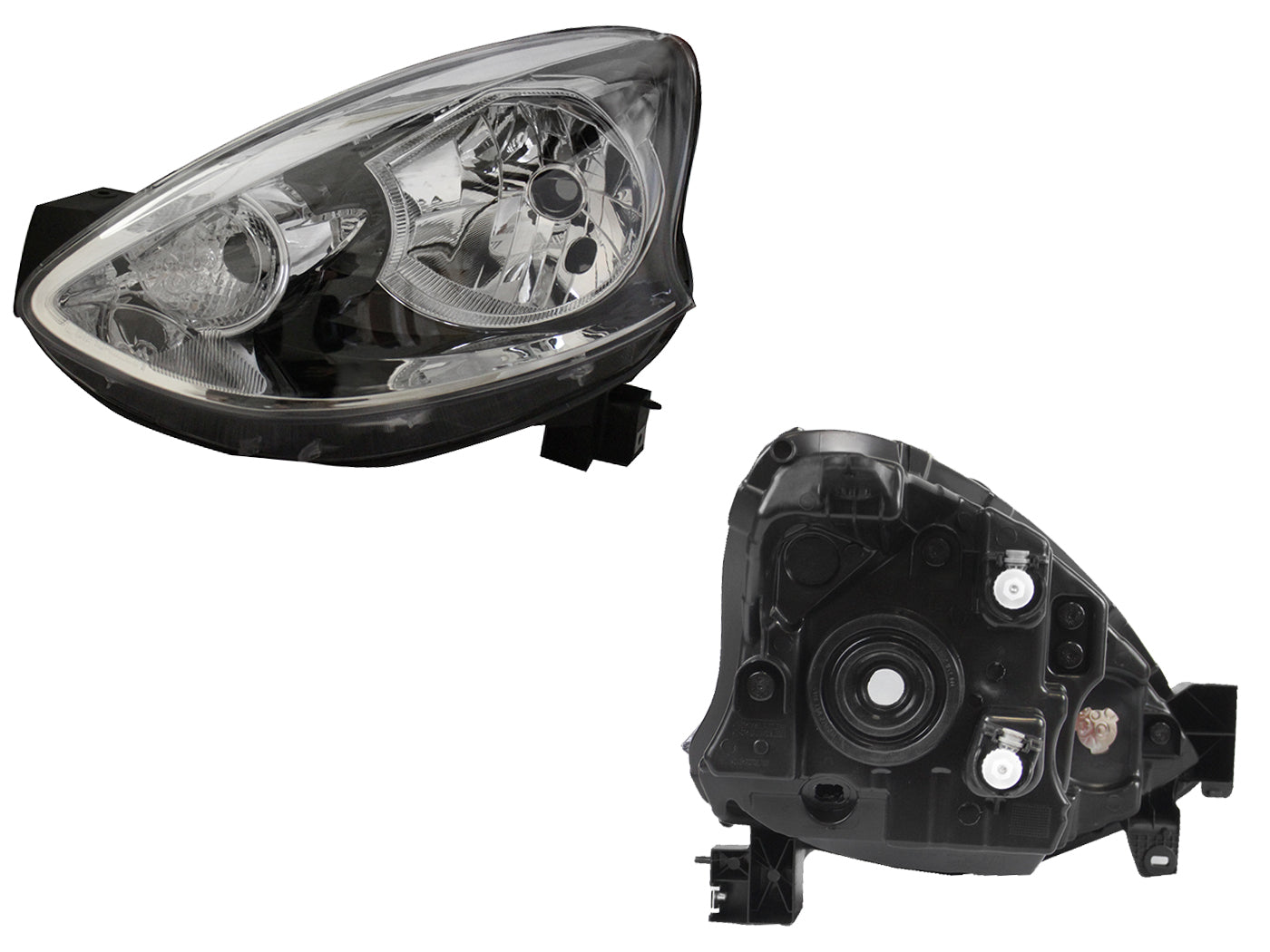 FARO IZQ F/CROMADO S/MOTOR