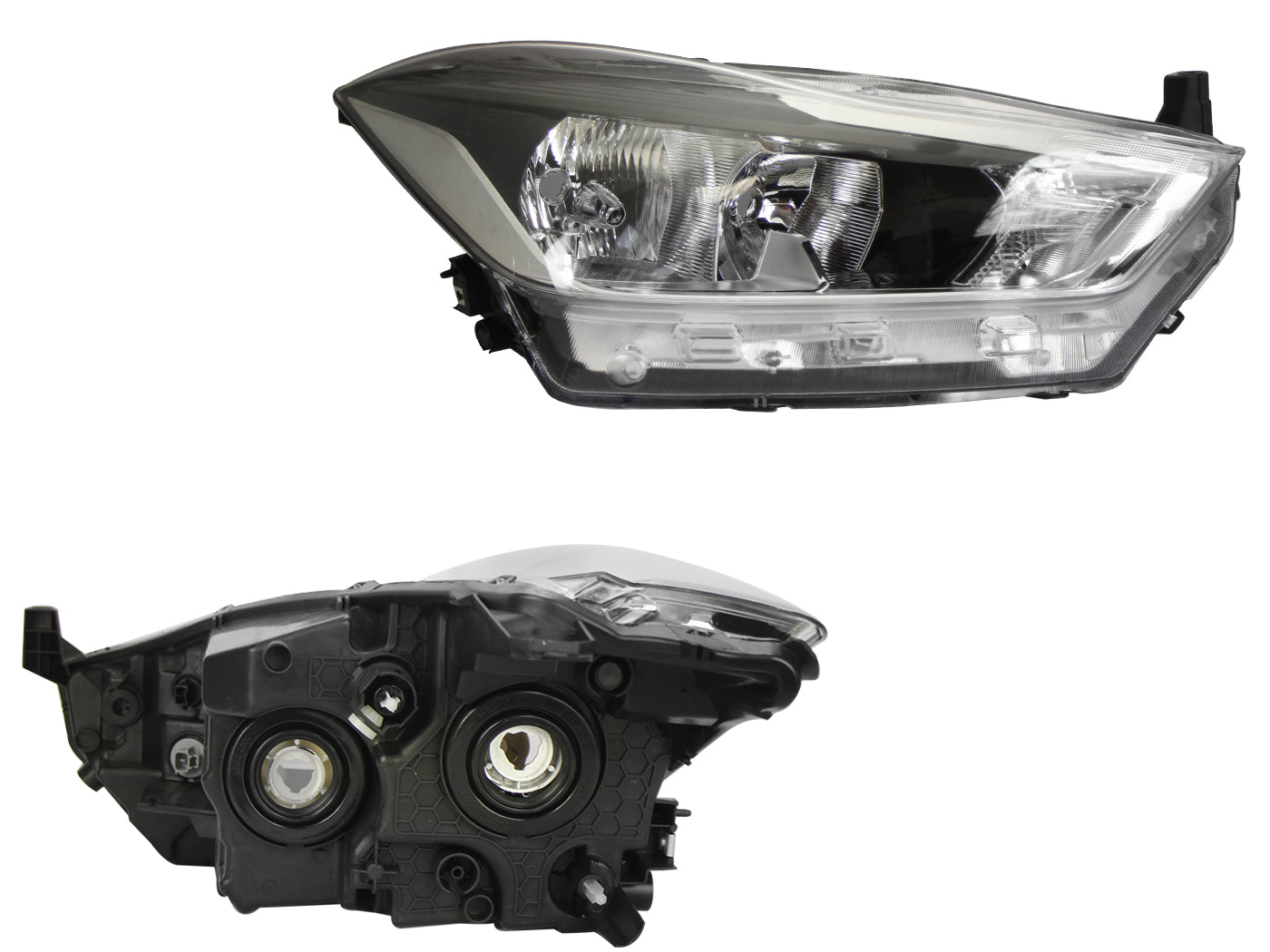 FARO DER F/CROMADO S/DRL