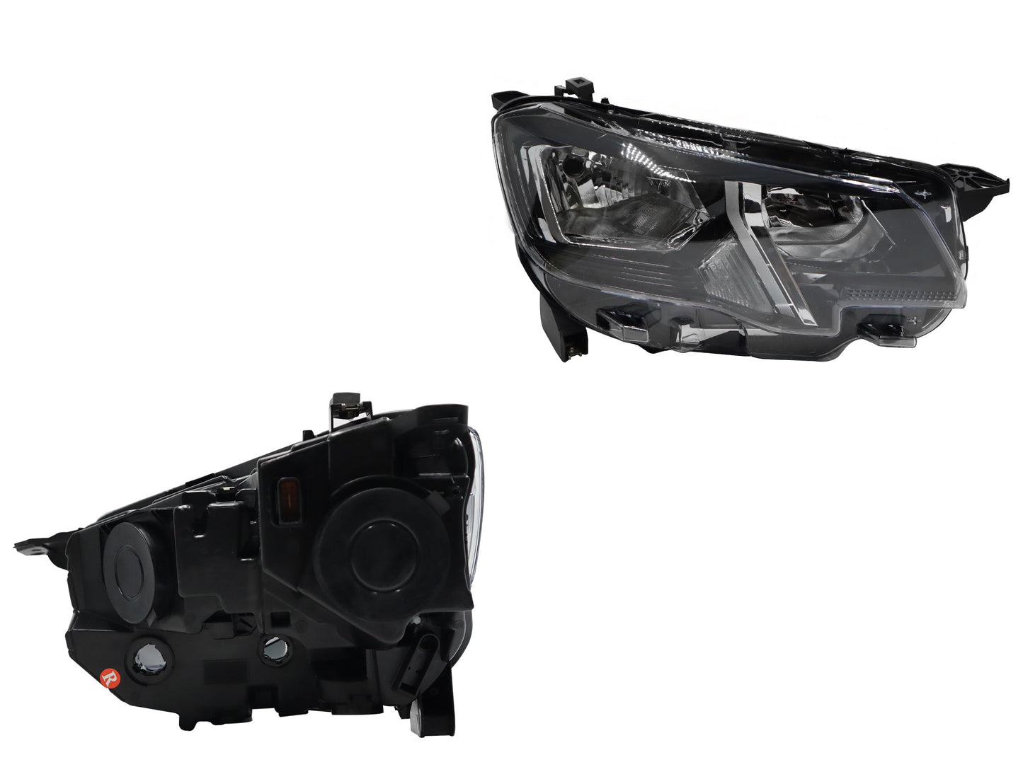 FARO DER FONDO CROMADO C/MOTOR