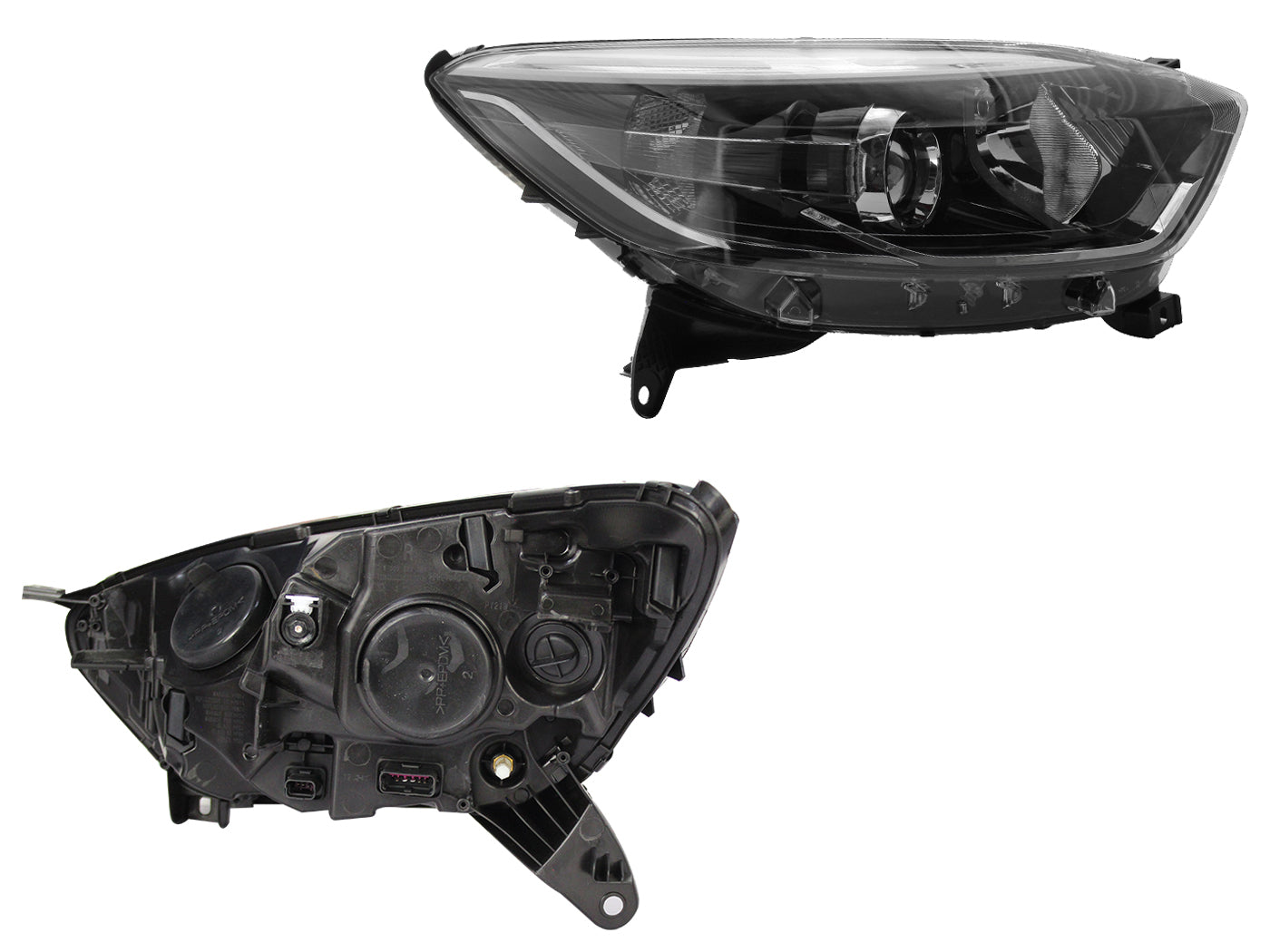 FARO DER F/NEGRO C/MOTOR