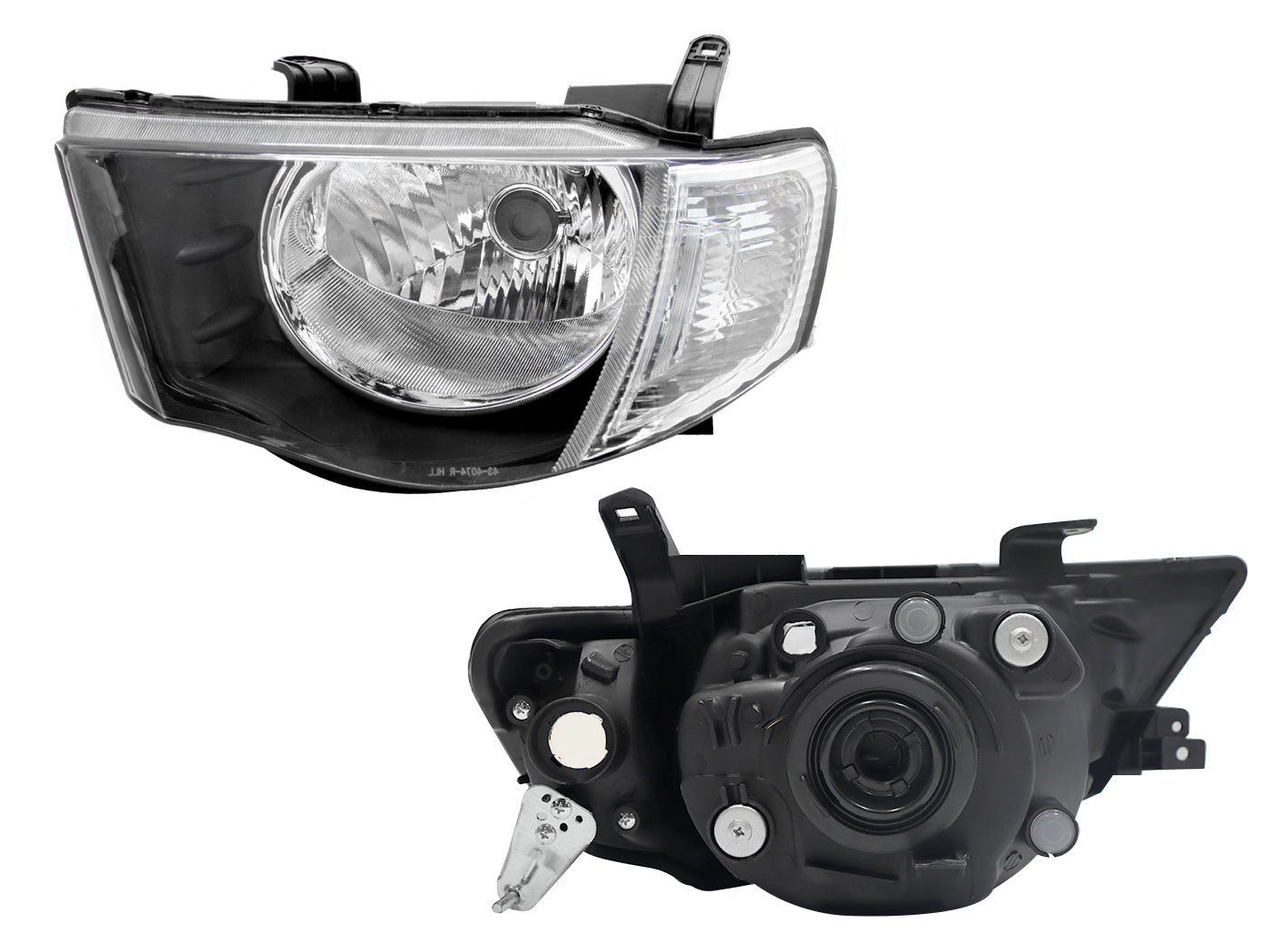 FARO IZQ F/CROMADO C/CUARTO BLANCO