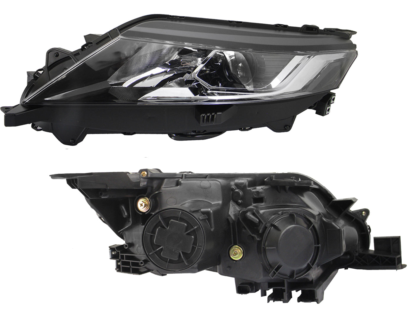 FARO IZQ F/CROMADO C/LUPA