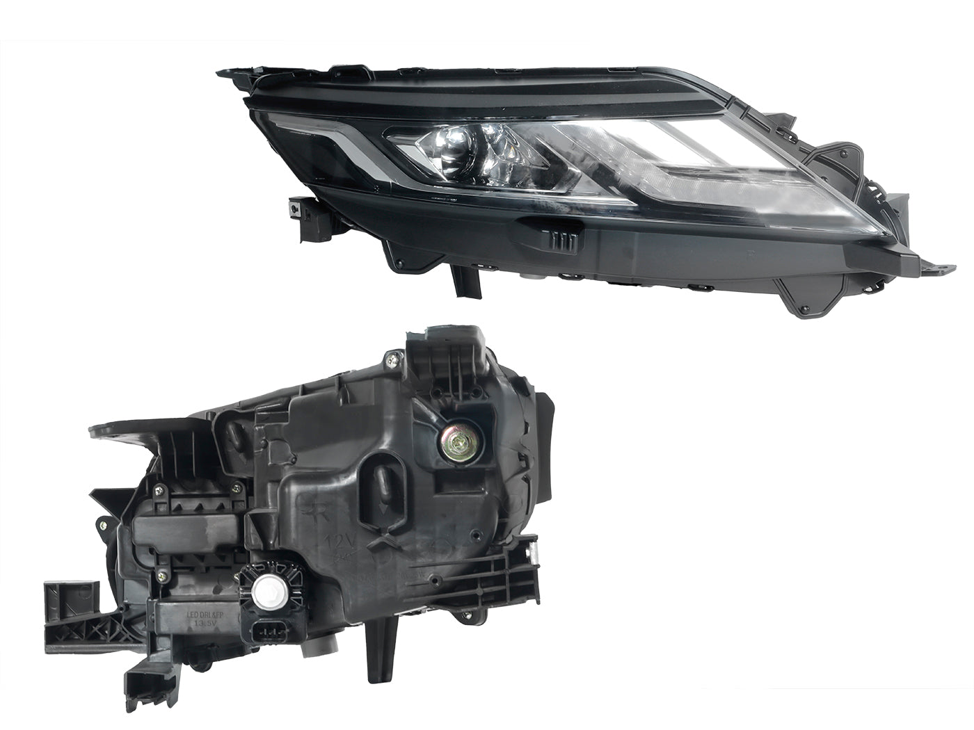 FARO DER F/CROMADO C/LED C/DRL C/LUPA