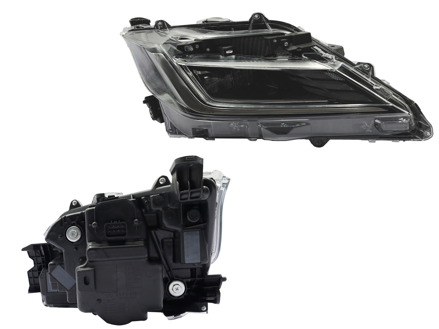 FARO DER F/NEGRO C/LED S/DRL