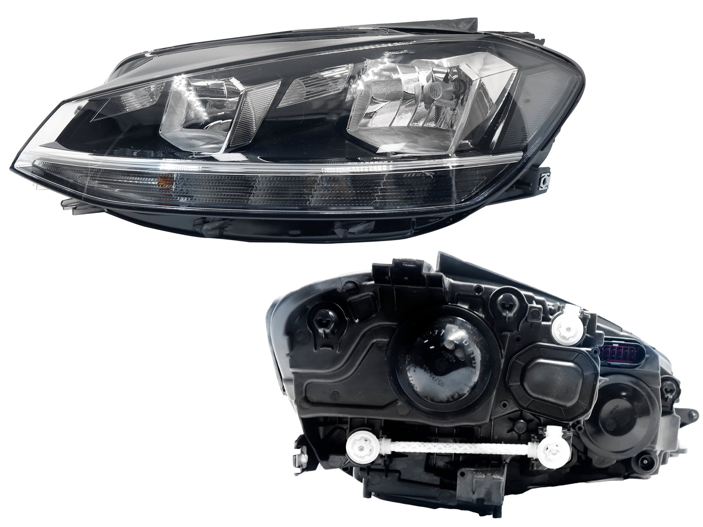 FARO IZQ F/NEGRO C/DRL C/MICA BLANCO