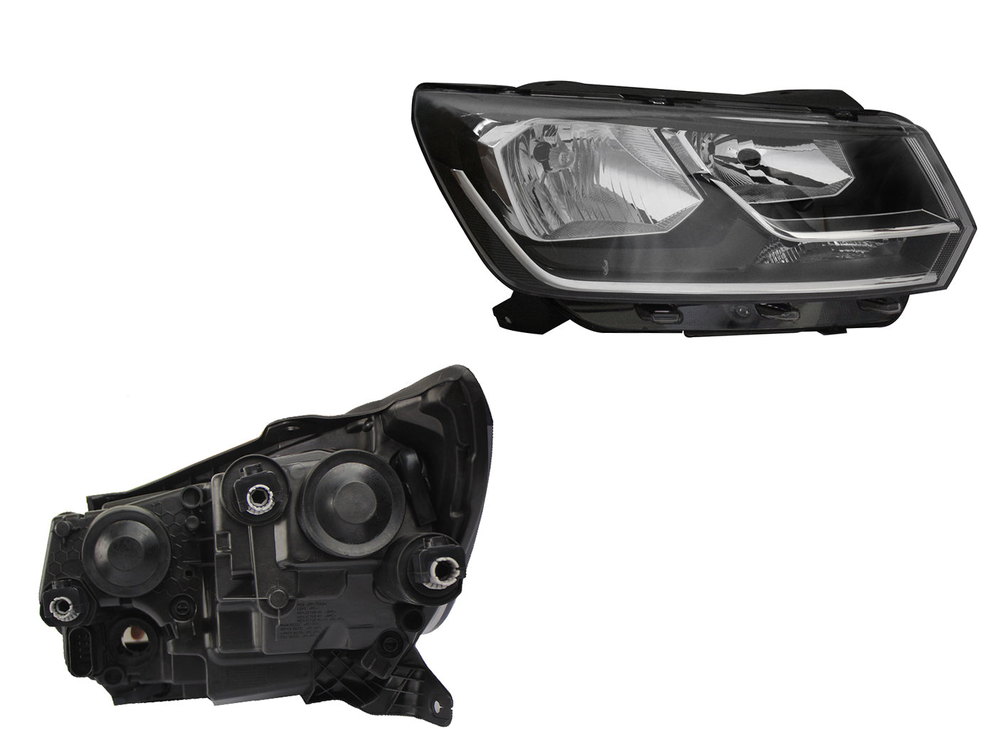 FARO DER F/CROMADO DOBLE AS FILOS CROMOS (CABINA Y MEDIA)