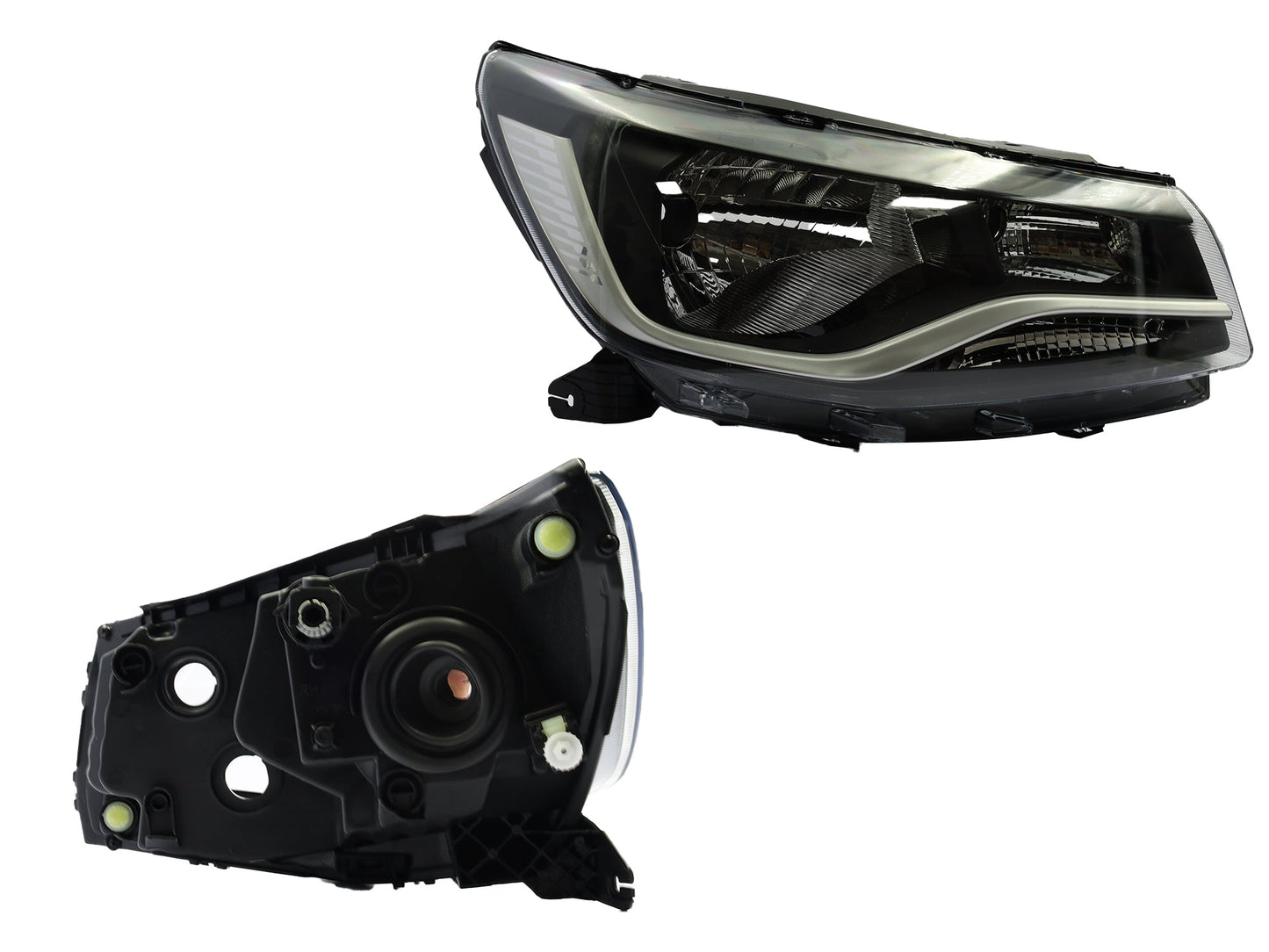 FARO DER F/CROMADO UN AS FILO CROMO (CABINA Y MEDIA)