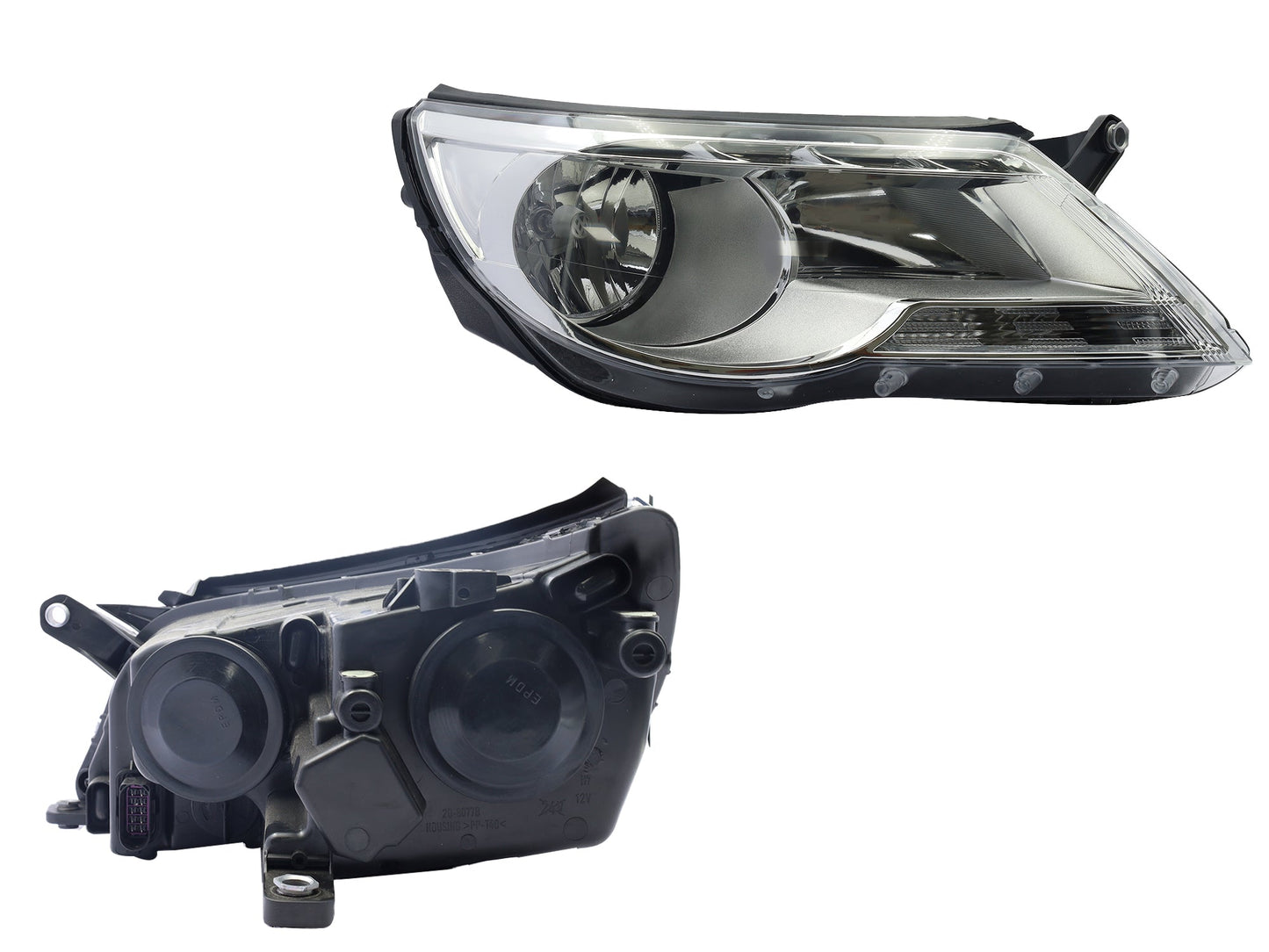 FARO DER FONDO CROMADO S/MOTOR