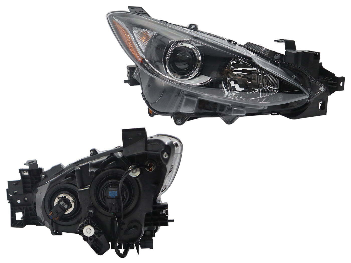 FARO DER F/NEGRO C/LUPA P/HALOGENO C/MICA AMBAR (SEDAN/H-BACK)