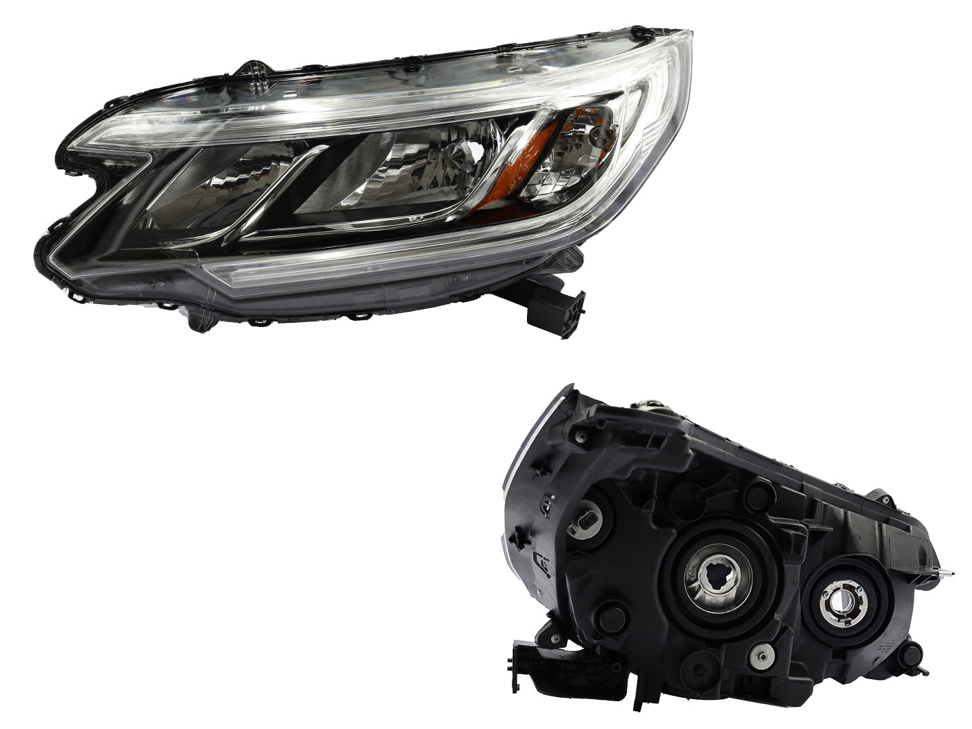 FARO IZQ F/NEGRO S/DRL C/MICA AMBAR