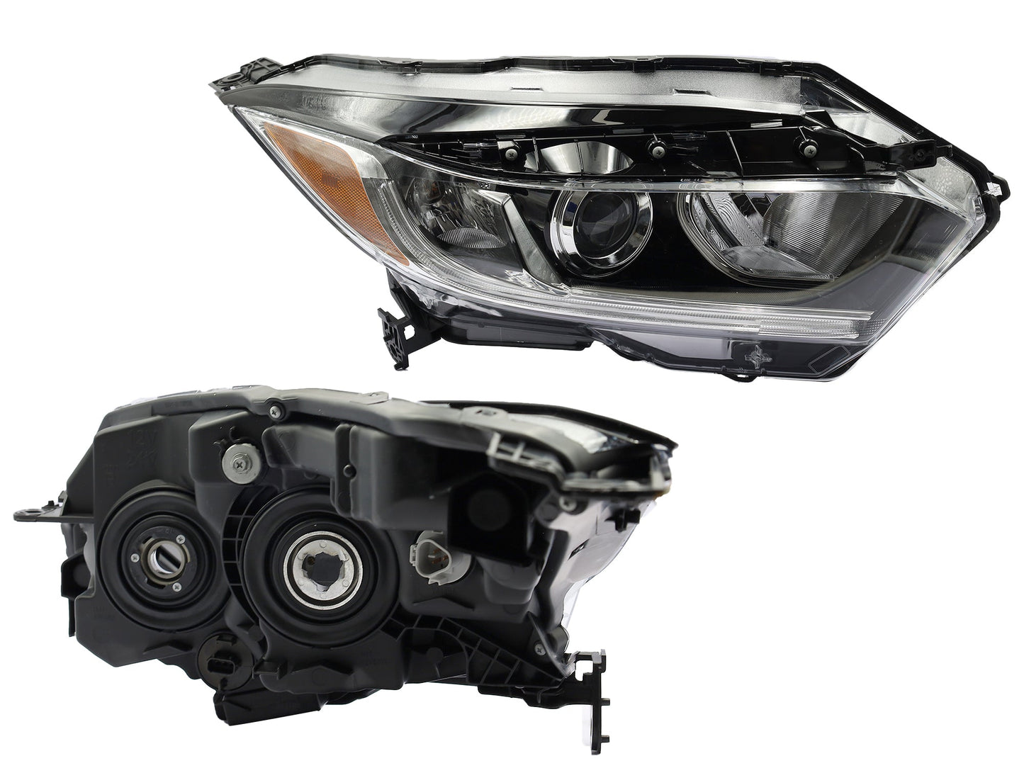 FARO DER F/NEGRO C/LUPA C/DRL C/MICA AMBAR