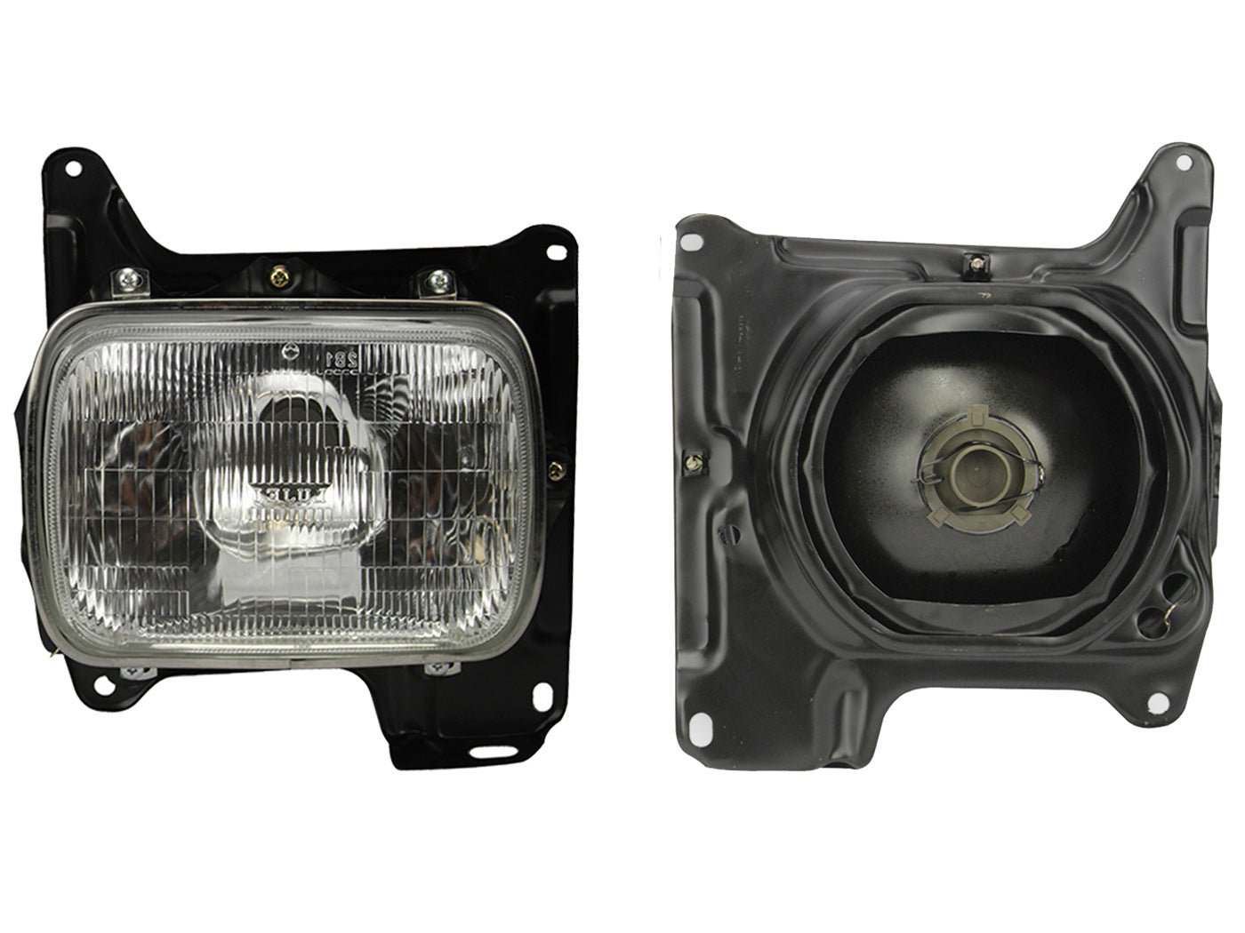 FARO IZQ RAYADO VIDRIO C/CARCAZA FOCO INTERCAMBIABLE