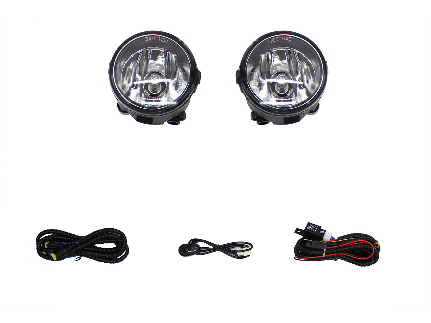 KIT FARO AUX C/CABLES C/FOCOS (MURANO 09-14/JUKE 12-14/TIIDA 07-17)