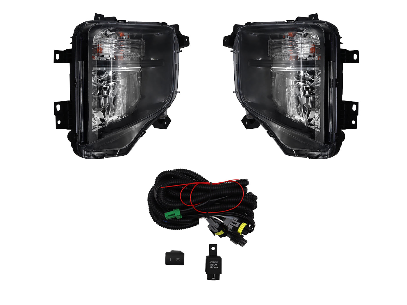 KIT FARO AUX C/CABLES C/FOCOS