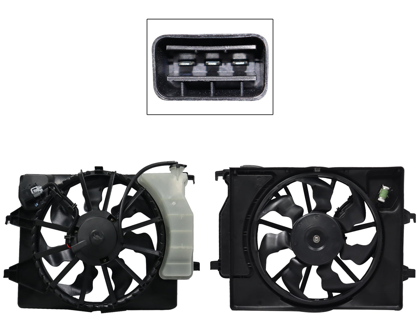 MOTOVENTILADOR COMPLETO C/AIRE C/TOLVA C/DEPOSITO 3PINES C/RESISTENCIA (ACCENT 18-22) (SEDAN/H-BACK)