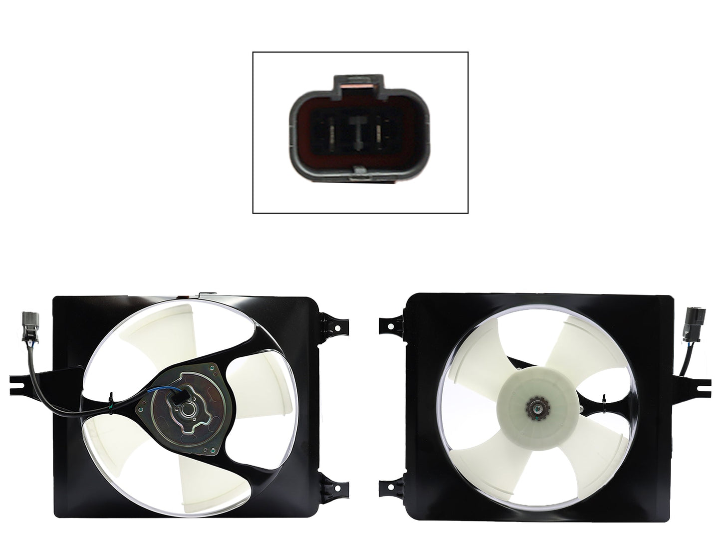 MOTOVENTILADOR COMPLETO P/AIRE ACONDICIONADO 2PINES S/RESISTENCIA