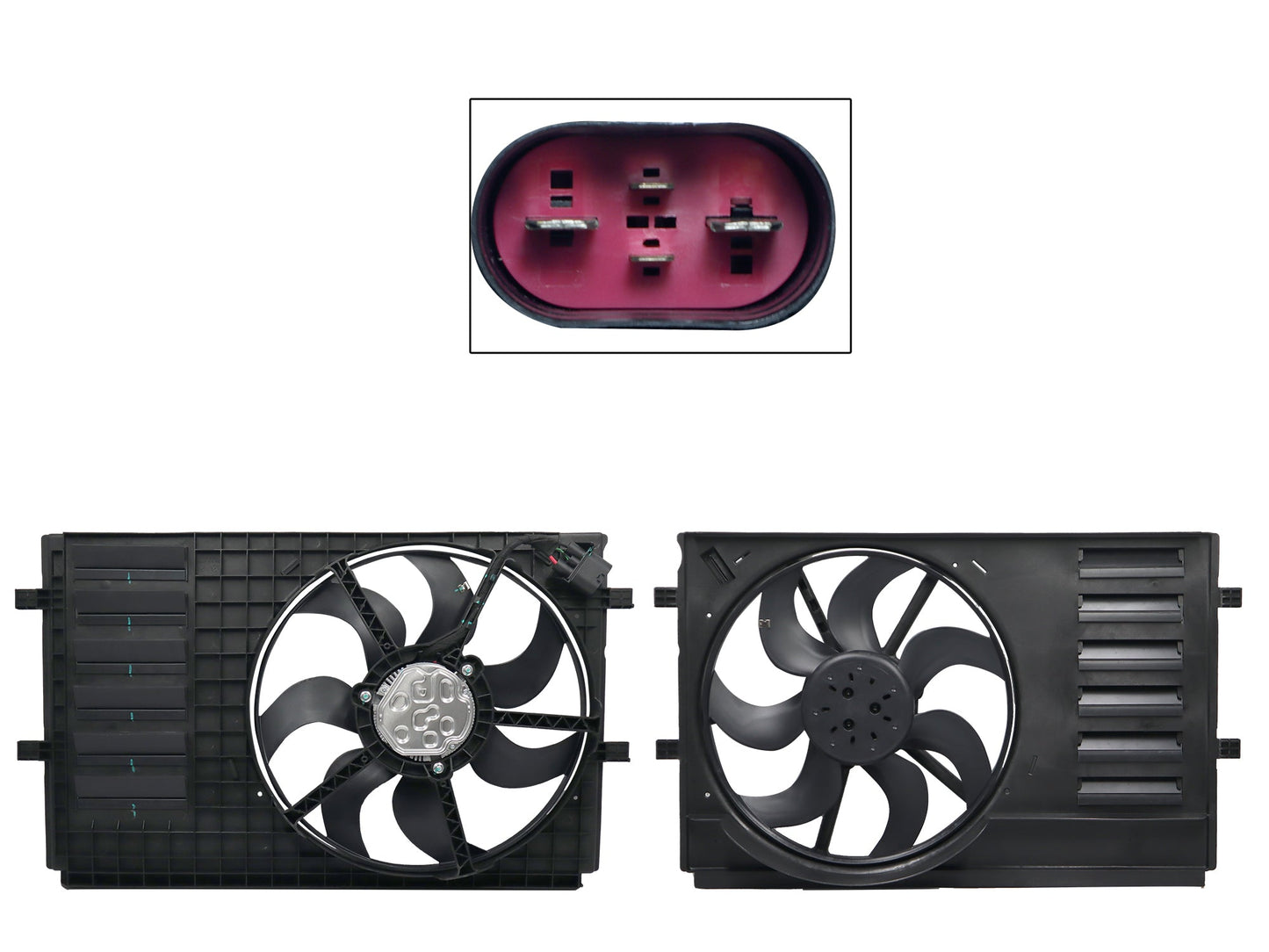 MOTOVENTILADOR COMPLETO C/S AIRE C/TOLVA 4PINES S/RES (POLO-TOLEDO 13-19/AD A1 10-19) (MOTOR DC)