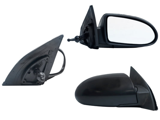 ESPEJO DER MANUAL NEGRO POROSO C/CONTROL