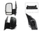 ESPEJO IZQ ELECT NEGRO POROSO C/LUZ DIREC (2 LUNAS) (6PINES) (VW CRAFTER 08-18)