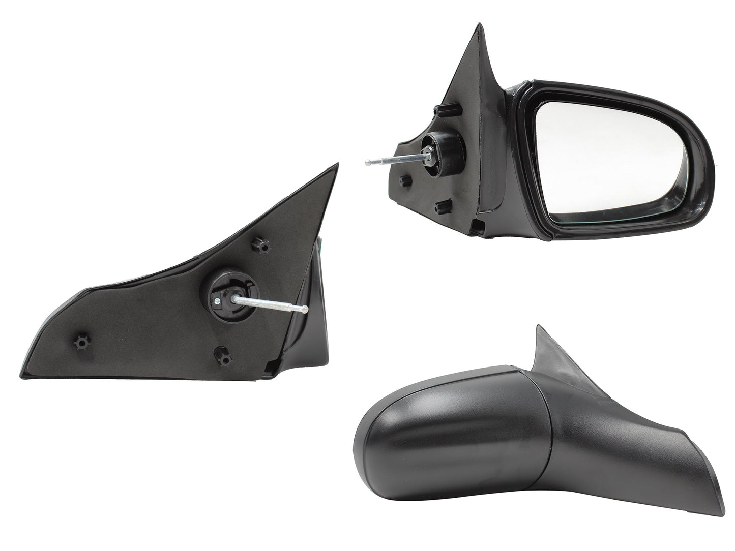 ESPEJO DER MANUAL NEGRO POROSO C/CONTROL 3-4-5PTAS (EMP/2PZS)