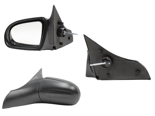 ESPEJO IZQ MANUAL NEGRO POROSO C/CONTROL 3-4-5PTAS (EMP/2PZS)