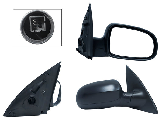 ESPEJO DER ELECT NEGRO POROSO (3PINES) (TORNADO 04-11)