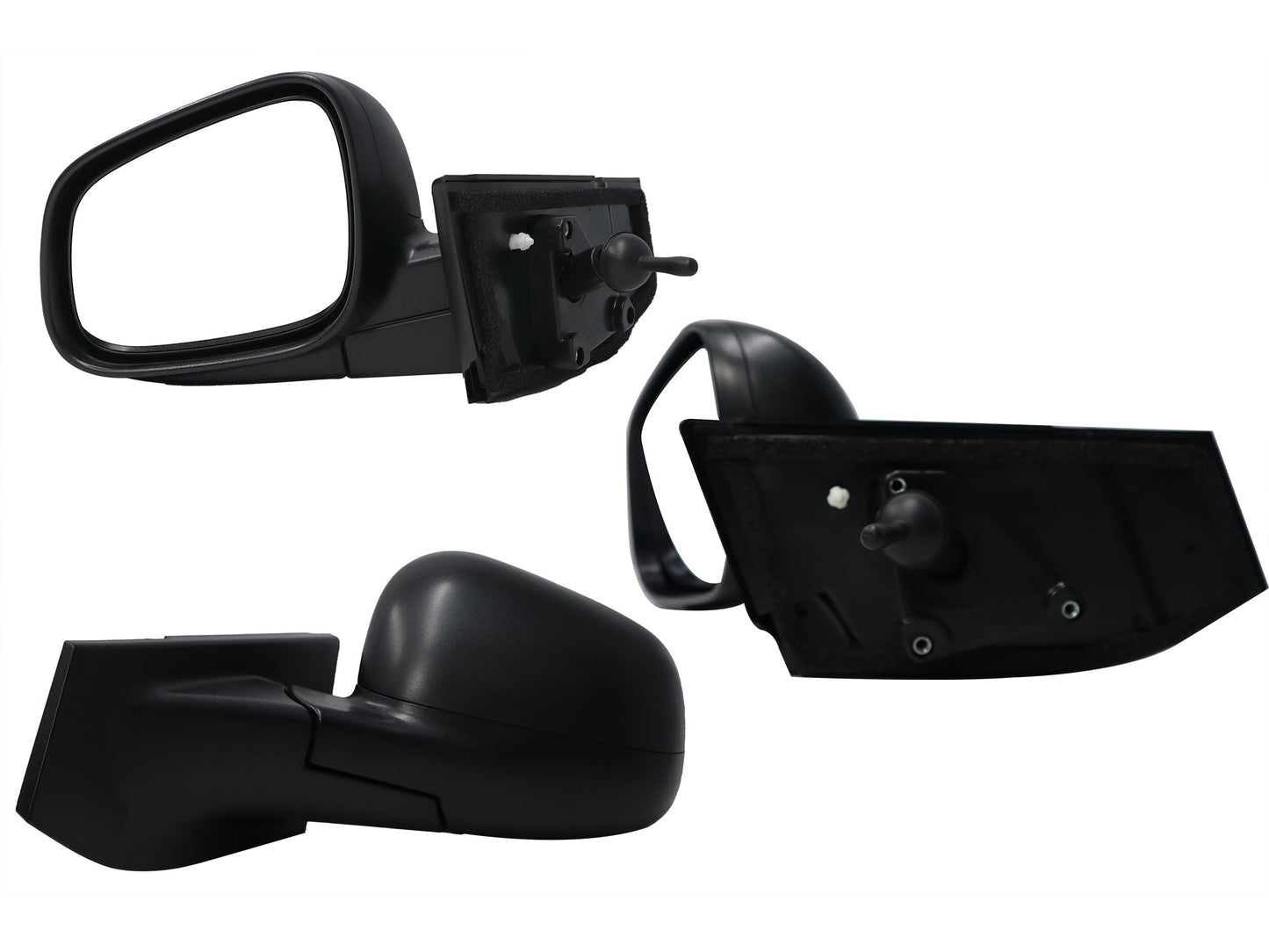 ESPEJO IZQ MANUAL NEGRO POROSO C/CONTROL (BEAT 18-21 4-5PTAS)