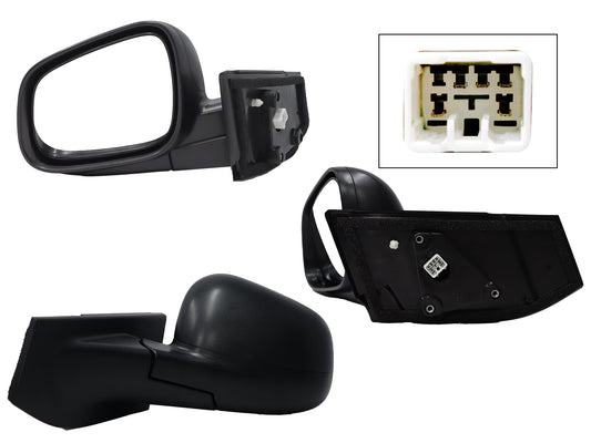 ESPEJO IZQ ELECT NEGRO P/PINTAR (3PINES) (BEAT 18-21 4-5PTAS)