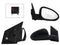ESPEJO DER ELECT NEGRO P/PINTAR (3PINES) (SEDAN/H-BACK)