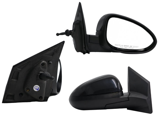 ESPEJO DER MANUAL NEGRO P/PINTAR C/CONTROL (SEDAN/H-BACK)