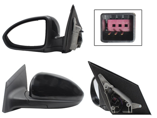 ESPEJO IZQ ELECT NEGRO P/PINTAR (3PINES)