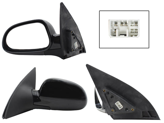 ESPEJO IZQ ELECT NEGRO P/PINTAR C/DESEMPAÑANTE (5PINES)