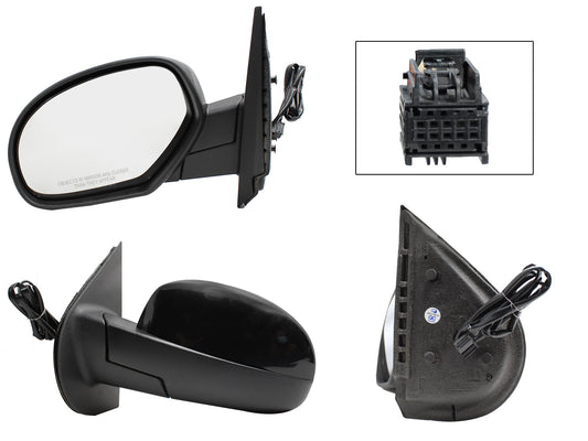 ESPEJO IZQ ELECT NEGRO P/PINTAR C/DESEMPAÑANTE (5PINES) (SUBURBAN-TAHOE-YOKON 07-13)
