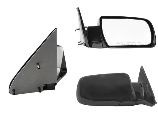ESPEJO DER MANUAL NEGRO LISO (SUBURBAN 92-99)