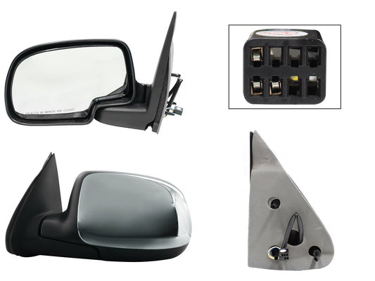 ESPEJO IZQ ELECT CROMO (3PINES)