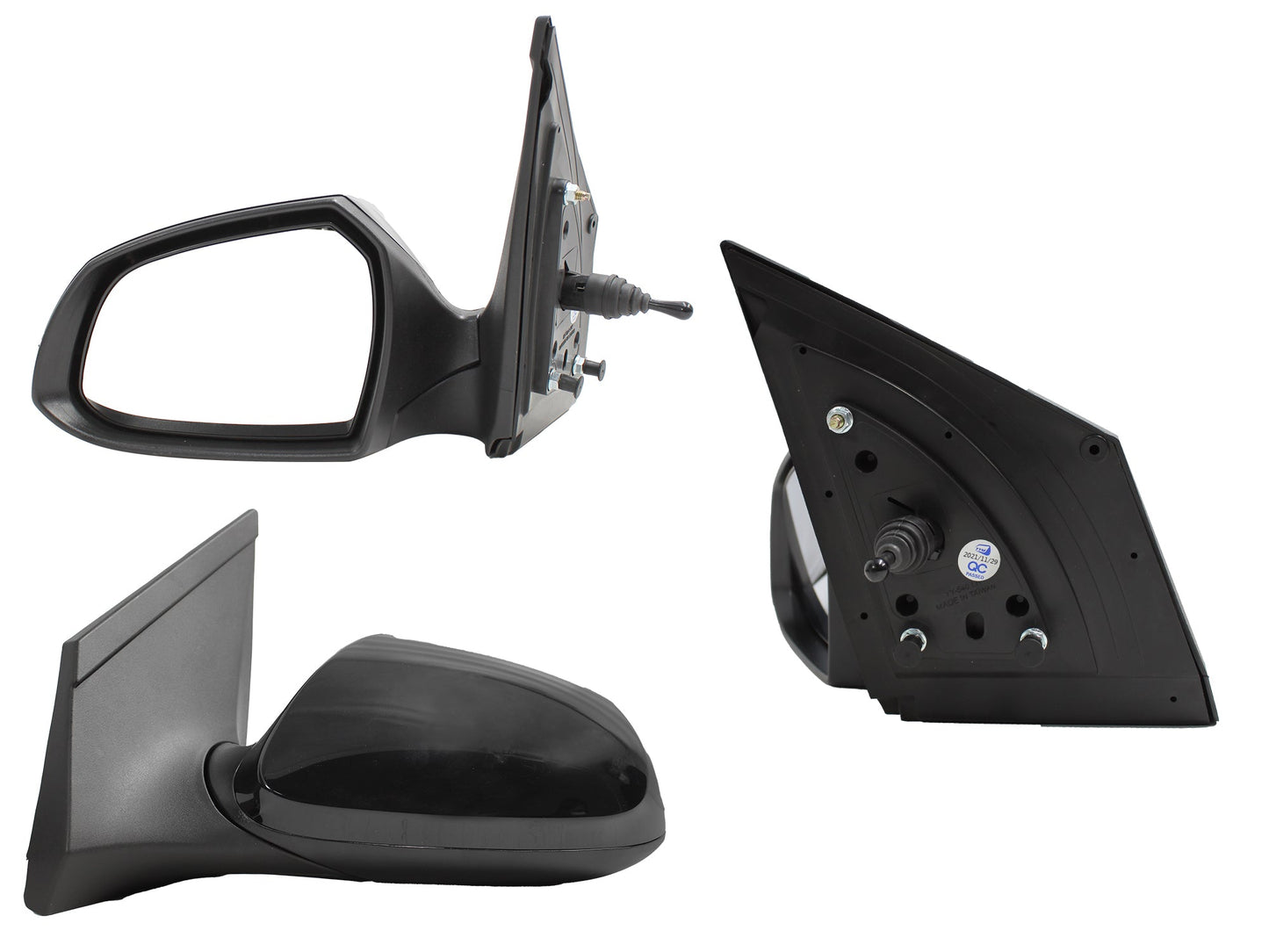 ESPEJO IZQ MANUAL NEGRO P/PINTAR C/CONTROL (SEDAN/H-BACK)