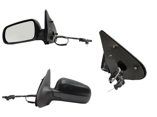 ESPEJO IZQ MANUAL NEGRO POROSO C/CONTROL CONCHA GRANDE (CORDOBA 99-02/DERBY 99-09)