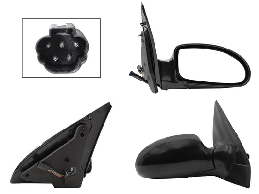 ESPEJO DER ELECT NEGRO P/PINTAR (5PINES)