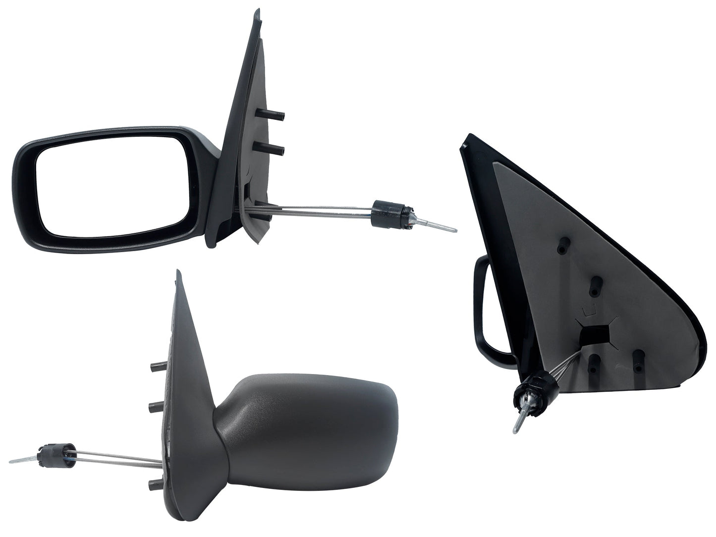 ESPEJO IZQ MANUAL NEGRO POROSO C/CONTROL (FIESTA 98-02)