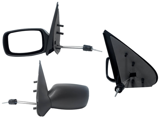 ESPEJO IZQ MANUAL NEGRO POROSO C/CONTROL (FIESTA 98-02)