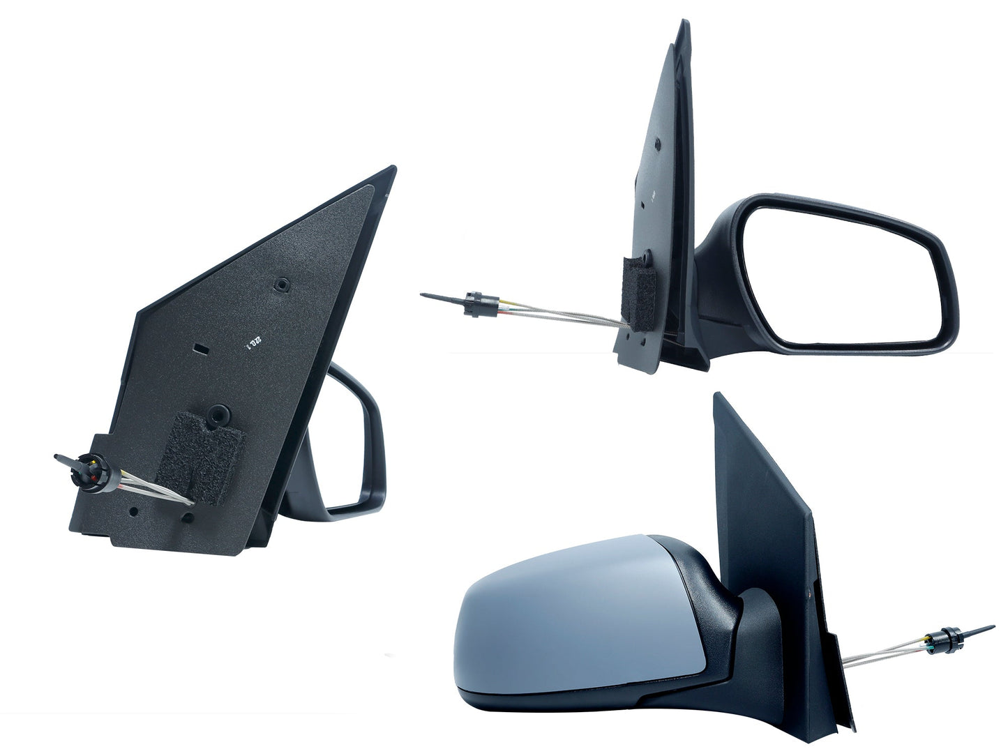 ESPEJO DER MANUAL GRIS P/PINTAR C/CONTROL 5PTAS