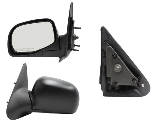 ESPEJO IZQ MANUAL NEGRO POROSO