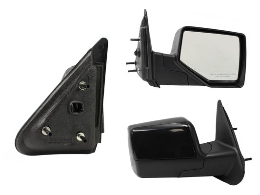 ESPEJO DER MANUAL NEGRO S/CONTROL