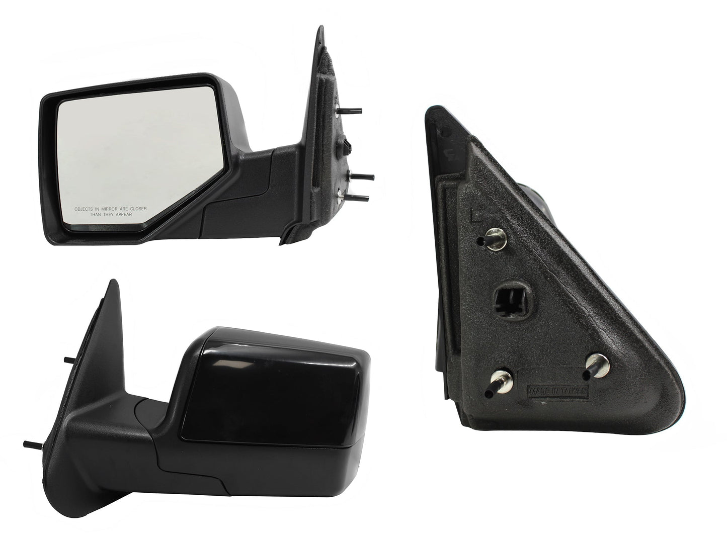 ESPEJO IZQ MANUAL NEGRO S/CONTROL