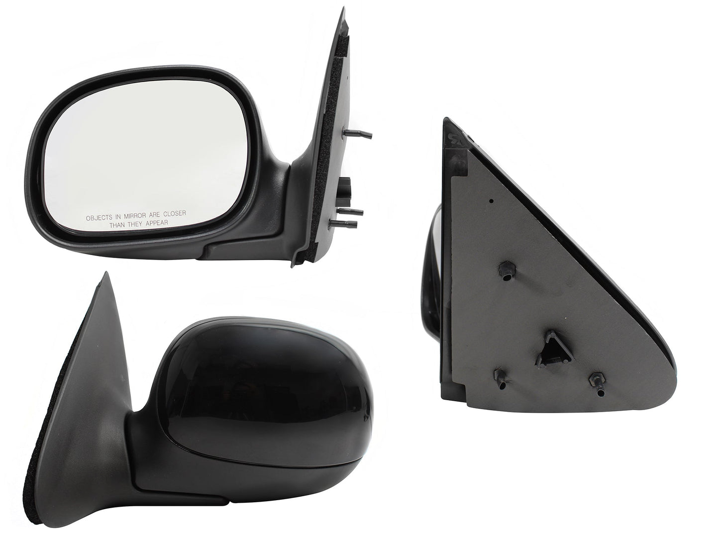 ESPEJO IZQ MANUAL NEGRO P/PINTAR (LOBO 97-03)