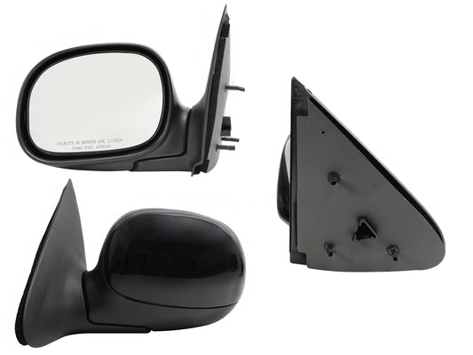 ESPEJO IZQ MANUAL NEGRO P/PINTAR (LOBO 97-03)