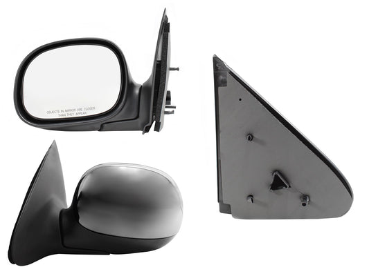 ESPEJO IZQ MANUAL CROMO (LOBO 97-03)